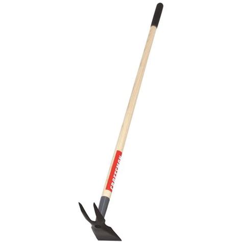 These products are optimally designed to ensure angles that do not require much bending, and thus. CRAFTSMAN 54-in Wood-handle 2-prong Hoe in the Garden Hoes ...