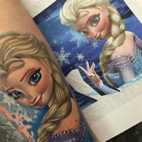 Painless and easy to apply. Elsa tattoo | Disney tattoos, Frozen tattoo, Girly tattoos