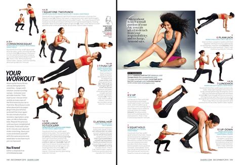 Bodyweight workout in Shape mag | Full body workout ...