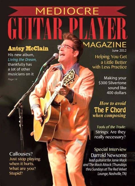 Learn the rose garden reel. New Magazine, "Mediocre Guitar Player" | Steve Hoffman ...