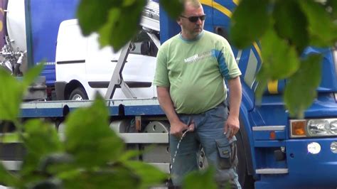 Some jerk with a camera. Truckers peeing june 2015 compilation