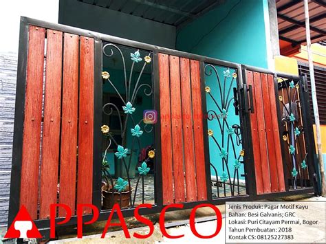 Pagar minimalis yang satu ini terlihat sangat modern dan sangat klop dengan rumah. Pagar Minimalis Motif Ranting Bunga di Puri Citayam Permai ...