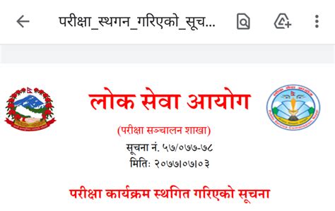 Lok sewa aayog permanent job opportunity of nepal government. Loksewa Aayog Exam Postponed Notice ~ Hamrogyan