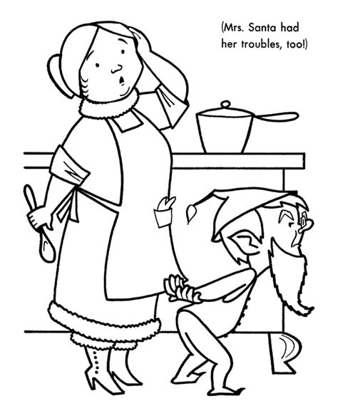 You can now print this beautiful mrs claus christmas s printableb925 coloring page or color online for free. Mrs Claus Coloring Pages - Coloring Home