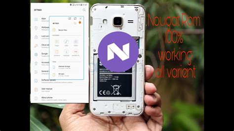 When phone does not on. how to install nougat in samsung j2 2015 || custom rom for ...