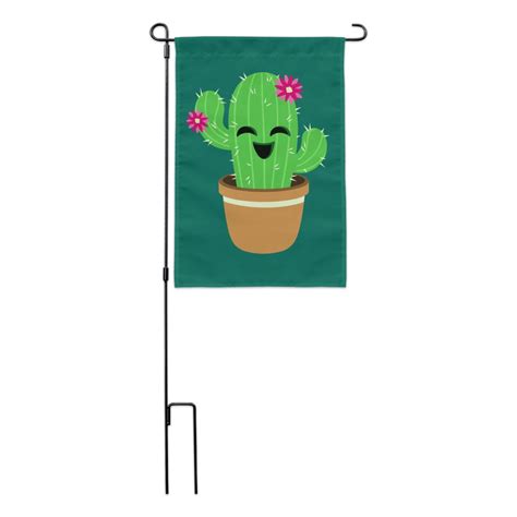 It's a type of echinocereus or hedgehog cactus but i'm not 100% sure what kind. Cute Cactus in Pot with Pink Flowers Garden Yard Flag | eBay