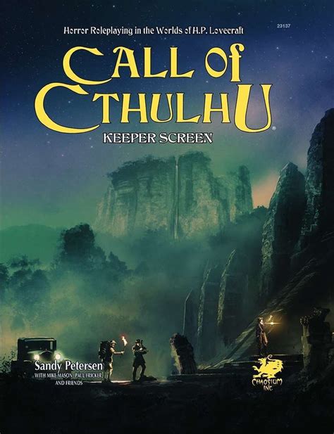 Call of Cthulhu 7th Edition Keeper Screen Pack - Chaosium | Call of Cthulhu 7th Edition ...