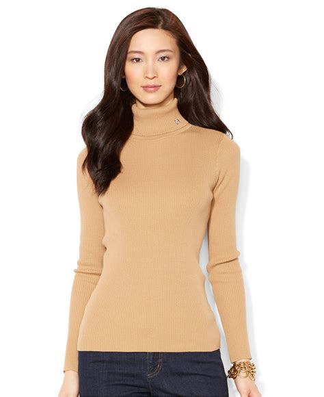 Buy polo ralph lauren women's clothing at house of fraser. Lauren Ralph Lauren Long-Sleeve Turtleneck Sweater ...