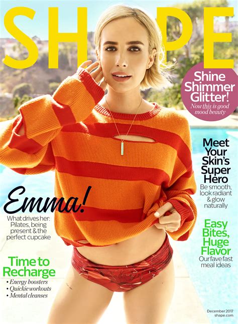 En tant que grande fan de diy je suis toujours à la. Emma Roberts' View On Confidence Will Change the Way You See Yourself - Shape Magazine | Shape