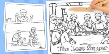 10,000+ learning activities, games, books, songs, art, and much more! The Last Supper Colouring Sheets (teacher made)