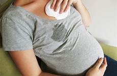 pregnancy breasts during leak normal