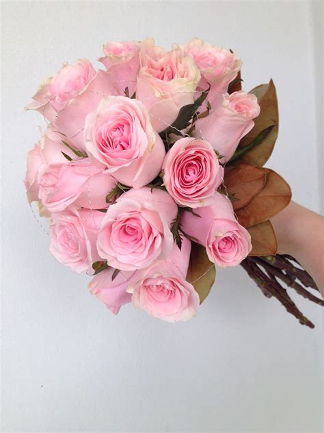 Check spelling or type a new query. Wedding bridal bouquet with pink roses, magnolia foliage ...