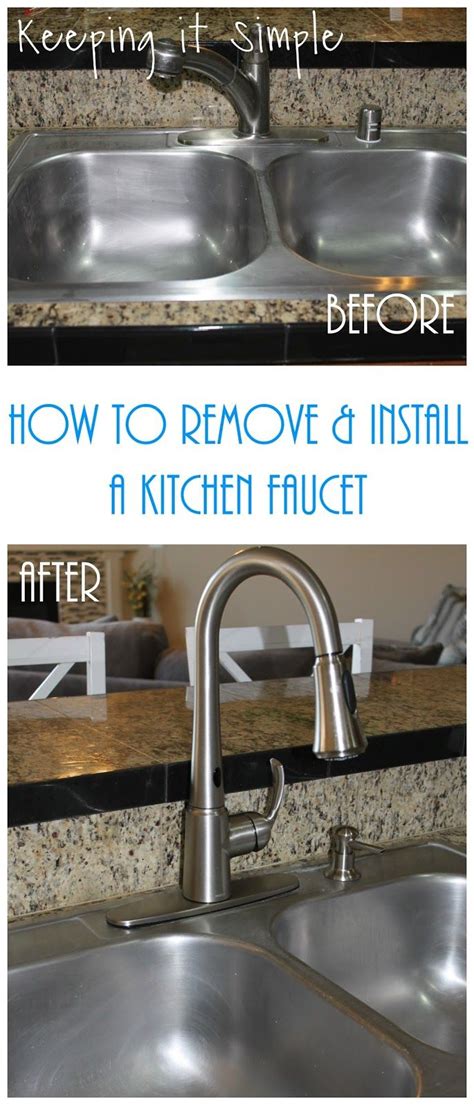 Here's how to install a kitchen sink with photos in 6 easy steps, diy without having to overpay for a plumber. How to Remove and Install a Kitchen Moen Faucet | Kitchen ...