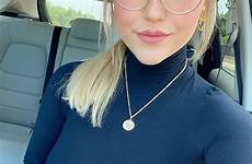 glasses boobs selfies bimbo blondes goth novagirl turtleneck