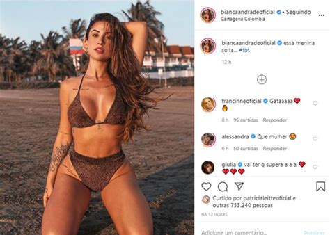 O casal também fez um vídeo juntos para o canal do youtube de boca rosa onde contaram mais detalhes sobre a gravidez. Ex-BBB Bianca Andrade posa com biquíni cavadíssimo e deixa ...