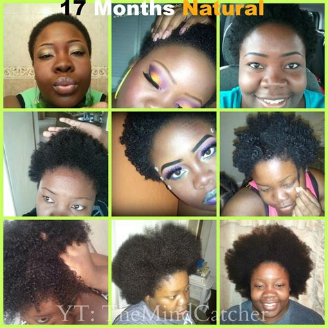 To be clear, this means that the average person can grow hair to well below tailbone even with a 4 inch per year hair growth phase. 17monthsCollage.jpg (1000×1000) | Natural hair pictures ...