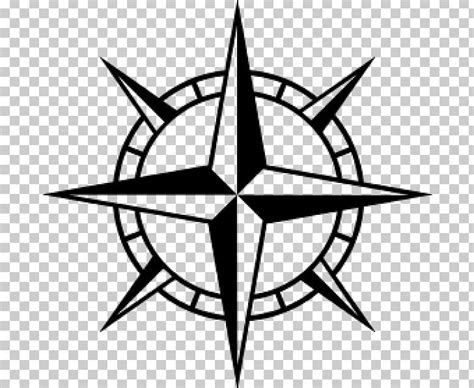 The best compass for your mobile phone. Compass Rose PNG, Clipart, Artwork, Black And White ...
