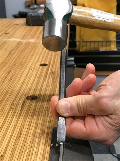 Hydraulic rams or falling weights may be used. How to Use a Cold Chisel — Cutting Metal With a Cold Chisel