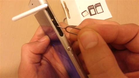 Slide the sim card tray back into the sim card slot until it clicks. オリジナル Sony Xperia Sim Card - サゲロタメ