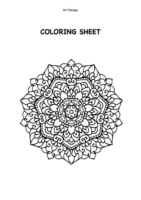 Art therapy coloring pages help you express yourself emotionally, without having to use words. Coloring - a mindful practice - Our Own Kids Club