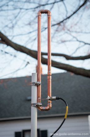 Ham radio, antenna, the flower pot antenna, a stealth antenna that you can hide in a plant pot and cover with plastic flowers. UHF 440-470 MHz Slim Jim Antenna | Ham radio antenna, Diy ...