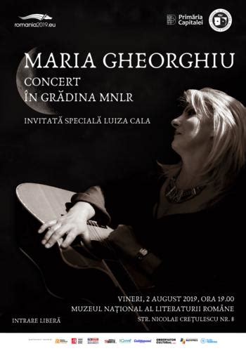 Stabilit de ceva timp în statele unite ale cine e viitoarea soție a artistului. Maria Gheorghiu | Concert în Grădina MNLR