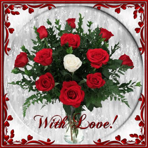 I wish you a great day! Roses For You! Picture #134327604 | Blingee.com