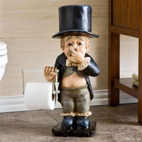 Emergency toilet paper w/ strong man holder novelty gift set multicolo. Stinky Toilet Paper Holder - 1Funny.com