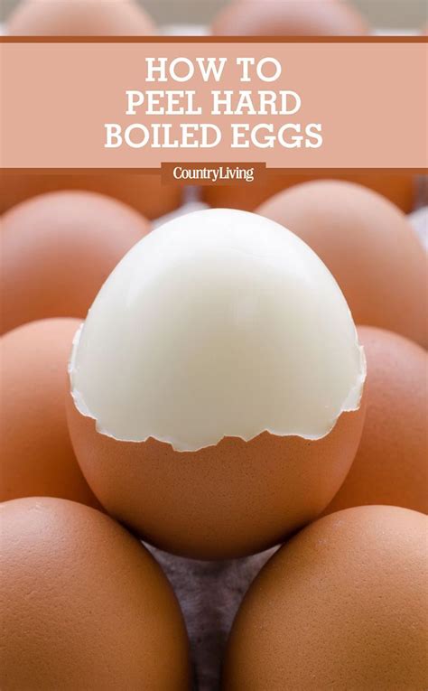 Now, place the boiled eggs in cold water and refrigerate for an hour, this makes easier to separate the shell from an egg. This Is the Best Way to Peel Hard Boiled Eggs | Easy hard boiled eggs, Boiled eggs, Hard boiled