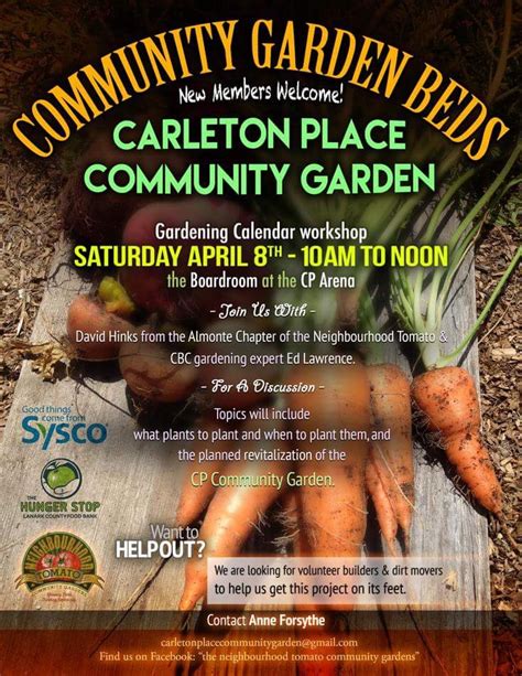 The carleton place community labyrinth committee has applied to the ontario trillium foundation for funding to support the building. Carleton Place Community Garden | Lanark County Master ...