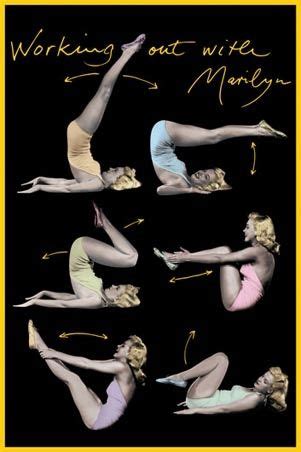 Maybe you would like to learn more about one of these? Marilyn Monroe work-out. Probably still won't make it to ...