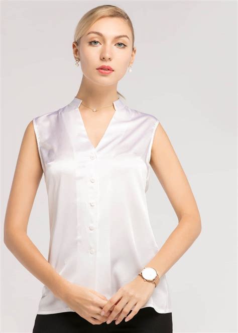 Save $2.00 with coupon (some sizes/colors) Pin by Karen Kerr on work | Satin blouses, Sleeveless ...