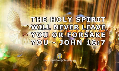 He wants to take you step by step to the good things he has. The Holy Spirit Will Never Leave You Or Forsake You - John ...