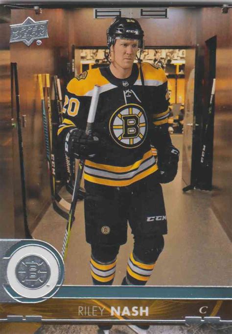 Riley nash (born may 9, 1989) is a canadian professional ice hockey forward for the toronto maple leafs of the national hockey league (nhl). Riley Nash - Boston Bruins 2017-2018 Upper Deck s2 #267