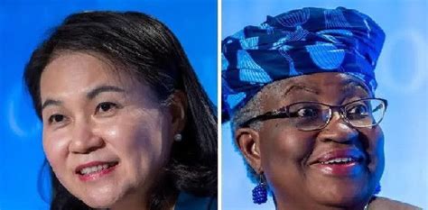 Also the first female and black candidate to contest for the presidency of world bank group in 2012. Pertama Dalam Sejarah, WTO Akan Dipimpin Oleh Wanita