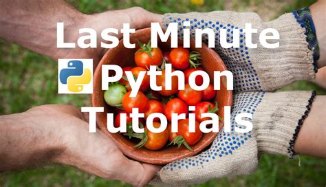 Last Minute Python Tutorials for Beginners and Advanced ...