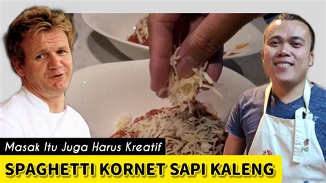 Saya nak tunjukkan cara masak spagethi bolognese cara saya. MASAK KORNET SAPI KALENG ALA SPAGHETTI BOLOGNESE - GORDON ...