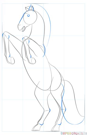 It's great fun and i'll show you how. How to draw a mustang horse step by step. Drawing tutorials for kids and beginners. | Drawings ...