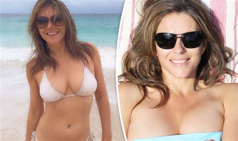 She was the middle child of teacher angela mary and army. Elizabeth Hurley sends fans wild as she strips down to ...