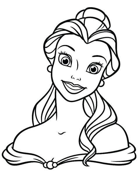 Tiana under the stars coloring pages the evening star is shining bright for princess tiana from the disney animated classic film the princess and the frog. Belle Disney Princess Coloring Pages at GetDrawings | Free ...