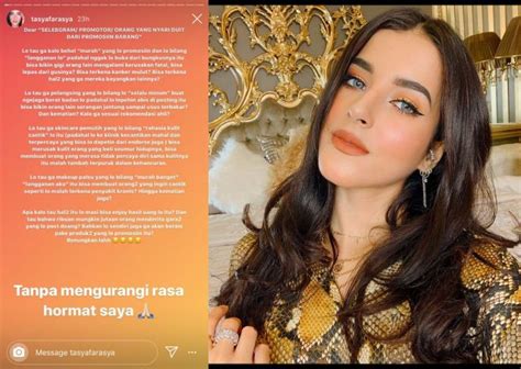 Setiap pembelian produk elsheskin x tasya farasya satuan (salah satu dari dream, wish, atau hope) mendapatkan 1 point dan berlaku kelipatan. Ingatkan Selebgram yang Paid Promote Produk Murahan dan ...