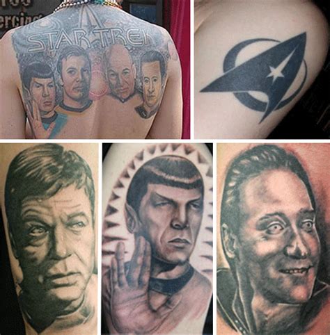 Spock is to get a star trek tattoo. Star Trek Art & Designs: The Next Generation of Fandom ...