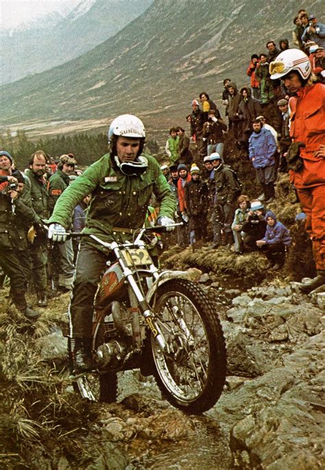 A stuntman rides his motorcycle on the walls of an empty well in this national geographic your shot photo of the day. MOTORCYCLE 74: Vintage trial photo's