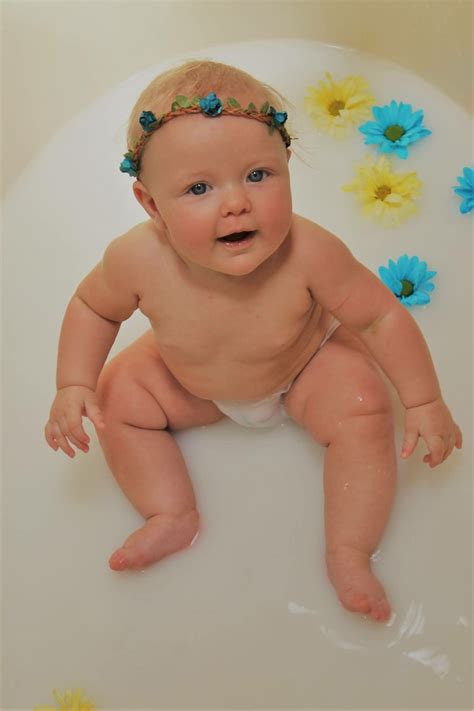 A breast milk bath is considered to offer the same benefits to the baby's skin and body as drinking breast milk. Baby milk bath Photography | Baby milk bath, Milk bath ...