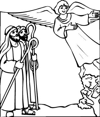 Onder het kerstverhaal verstaat men het gewoonlijk het relaas van de geboorte van christus, zoals te vinden is in het evangelie volgens lucas. herder en engelen / fonar | Kleurplaten, Herder, Kerst