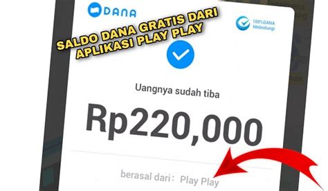 Lihat saja kedua metode di bawah ini Cara Menghasilkan Saldo Dana Gratis dari Aplikasi Play Play