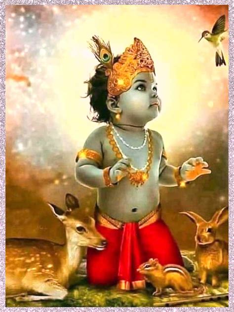 Hd Wallpaper Baby Cute Krishna God - Diarioa