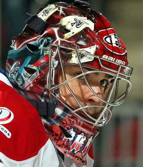 Some people have asked about the cross on the back of the mask. Pin by Nate Nowacki on Les masques de gardiens de but ...