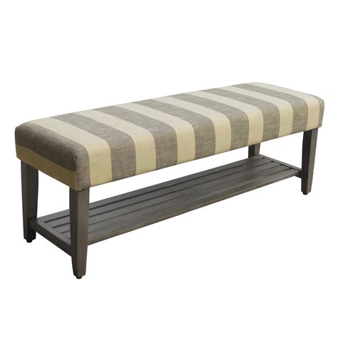 Get bedroom benches from target to save money and time. Roxbury Striped Bench | At Home