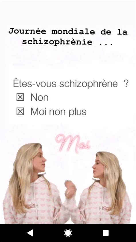 La schizophrénie est une psychose grave, survenant chez le jeune adulte, caractérisée par la désagrégation de la personnalité et par une perte de contact avec la réalité. Épinglé par Chloé S sur Humor | Journée mondiale